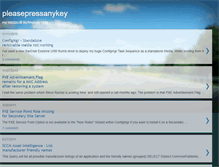 Tablet Screenshot of pleasepressanykey.blogspot.com