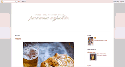 Desktop Screenshot of pracowniawypiekow.blogspot.com