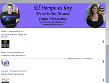 Tablet Screenshot of eltiempo-eshoy.blogspot.com