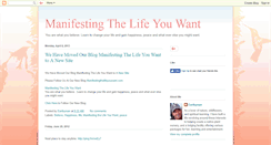 Desktop Screenshot of manifestingthelifeyouwant.blogspot.com