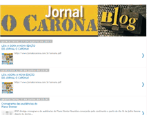 Tablet Screenshot of jornalocarona.blogspot.com