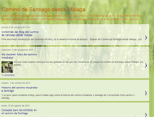 Tablet Screenshot of caminodesantiagodesdemalaga.blogspot.com