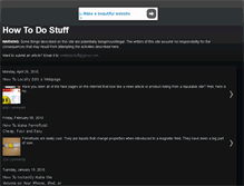 Tablet Screenshot of how2dostuff.blogspot.com