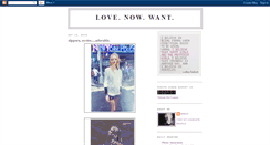 Desktop Screenshot of lovenowwant.blogspot.com