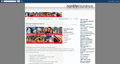 Desktop Screenshot of nonlifeinsurance.blogspot.com