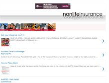 Tablet Screenshot of nonlifeinsurance.blogspot.com