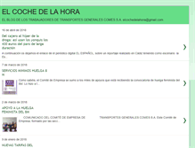 Tablet Screenshot of elcochedelahora.blogspot.com