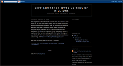 Desktop Screenshot of jefflowranceowesusmoney.blogspot.com