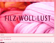 Tablet Screenshot of filz-woll-lust.blogspot.com