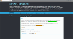 Desktop Screenshot of heavenmorder.blogspot.com