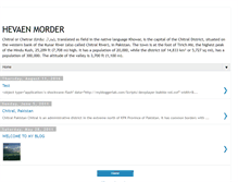 Tablet Screenshot of heavenmorder.blogspot.com