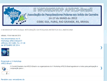 Tablet Screenshot of apecs-brasil-iiworkshop.blogspot.com