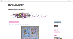 Desktop Screenshot of hannyskaarten.blogspot.com