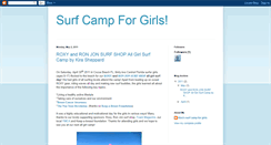 Desktop Screenshot of kirasurfcamp.blogspot.com