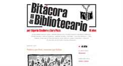 Desktop Screenshot of bitacoradeunbibliotecario.blogspot.com