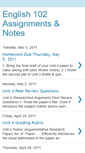 Mobile Screenshot of english102assignments.blogspot.com