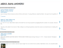 Tablet Screenshot of abdul-baha-answers.blogspot.com