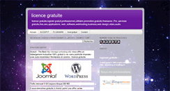 Desktop Screenshot of licence-gratuite.blogspot.com