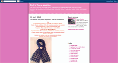 Desktop Screenshot of entre-fios-e-sonhos.blogspot.com