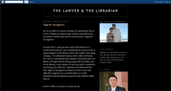 Desktop Screenshot of lawyerandlibrarian.blogspot.com