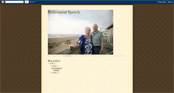 Desktop Screenshot of free-retirement-speech.blogspot.com