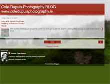 Tablet Screenshot of coledupuisphotography.blogspot.com