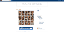 Desktop Screenshot of cumtastikdownloads.blogspot.com