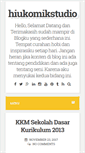 Mobile Screenshot of hiukomikstudio.blogspot.com