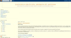 Desktop Screenshot of logicielsgratuits.blogspot.com