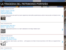 Tablet Screenshot of la-tragedia-del-patrimonio.blogspot.com