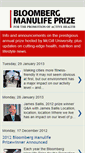 Mobile Screenshot of bloomberg-manulifeprize.blogspot.com