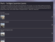 Tablet Screenshot of paris-bridges.blogspot.com