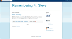 Desktop Screenshot of fathersteve.blogspot.com