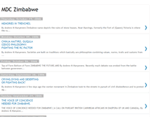 Tablet Screenshot of mdczimbabwe.blogspot.com