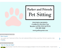 Tablet Screenshot of parkerpetsit.blogspot.com