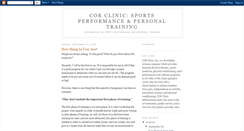 Desktop Screenshot of corclinicsportsperformance.blogspot.com