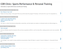 Tablet Screenshot of corclinicsportsperformance.blogspot.com