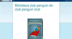 Desktop Screenshot of bibliotecaclubpenguinclub.blogspot.com