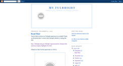 Desktop Screenshot of myfulbright.blogspot.com