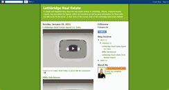 Desktop Screenshot of mylethbridgerealty.blogspot.com