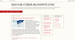 Desktop Screenshot of kecoak-cyber.blogspot.com