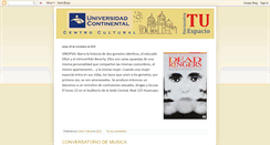 Desktop Screenshot of centroculturalcontinental.blogspot.com