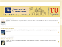 Tablet Screenshot of centroculturalcontinental.blogspot.com