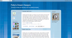 Desktop Screenshot of pattysdreamdesigns.blogspot.com