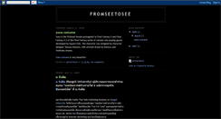 Desktop Screenshot of fromseetosee.blogspot.com