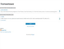 Tablet Screenshot of fromseetosee.blogspot.com