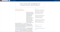 Desktop Screenshot of andnowforsomethingcompletelysectarian.blogspot.com