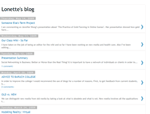 Tablet Screenshot of lonettesblog.blogspot.com