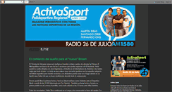 Desktop Screenshot of equipoactivasport.blogspot.com