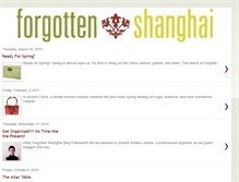 Tablet Screenshot of forgottenshanghai.blogspot.com